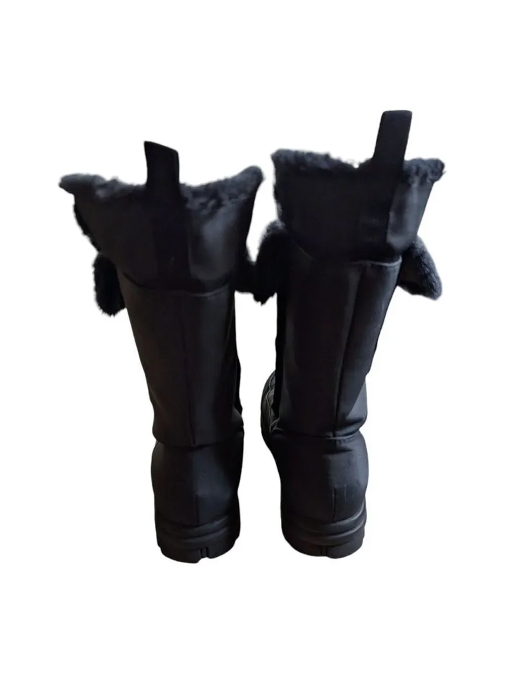 Lands End Navy Snow Boot Size 5 Side Hook & Loop Closure